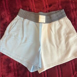 Hollister two toned sweat shorts